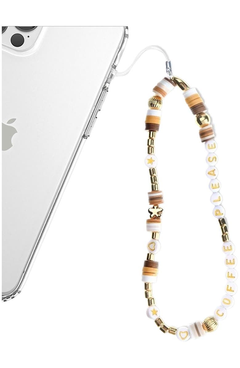 VELVET CAVIAR Phone Charm, Alternate, color, Brown