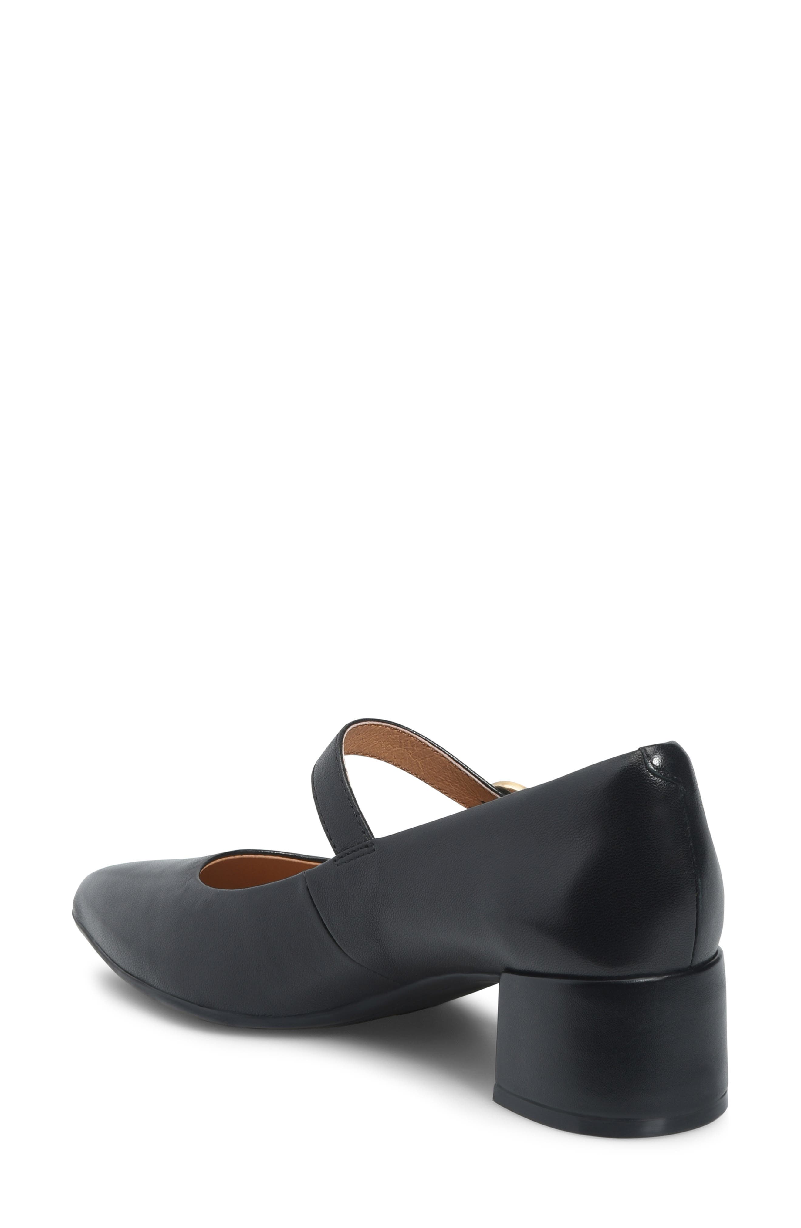 Stacy Pointed Toe Mary Jane Pump, Alternate, color, BLACK