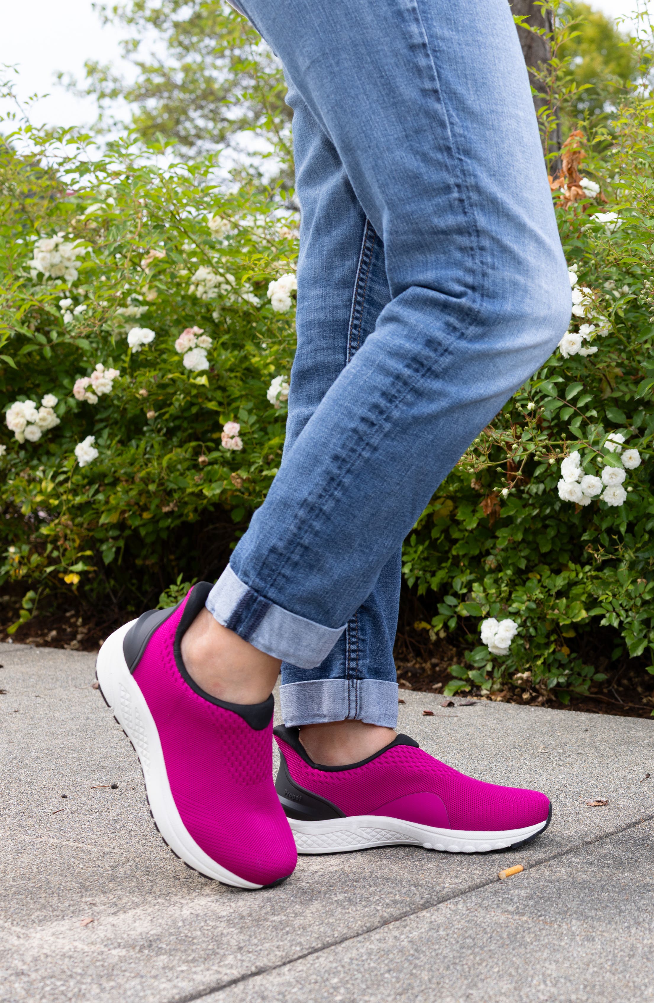 One Velocity Sneaker - Multiple Widths Available, Alternate, color, FUSCHIA/ BLACK