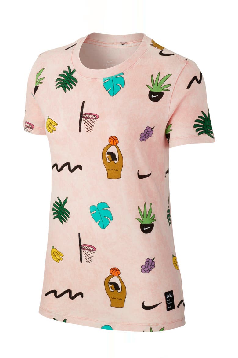 Sportswear Artist Graphic Tee, Alternate, color, PINK QUARTZ