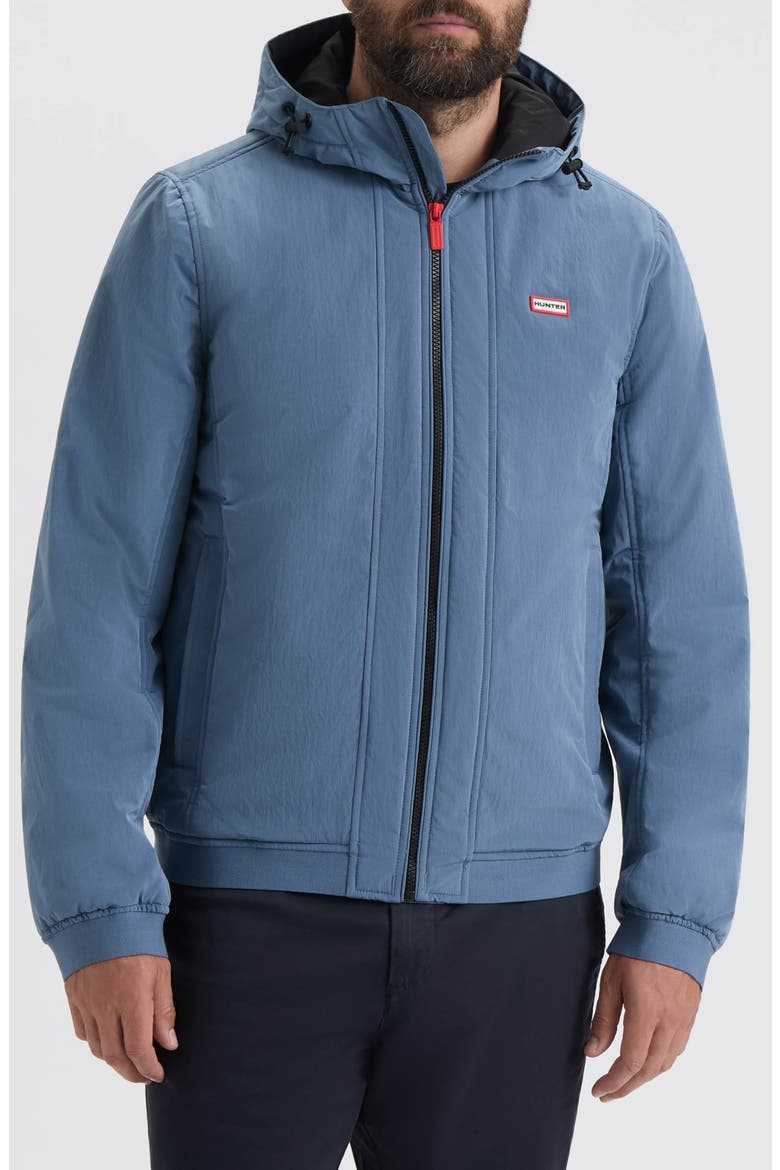 Horley Hooded Water Resistant Ripstop Jacket, Main, color, VINTAGE INDIGO