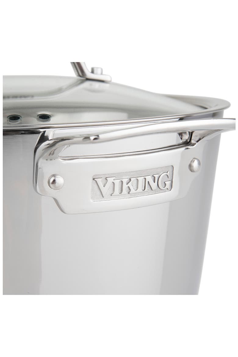 Contemporary 8-Quart Stainless Steel Stock Pot, Alternate, color, STAINLESS STEEL