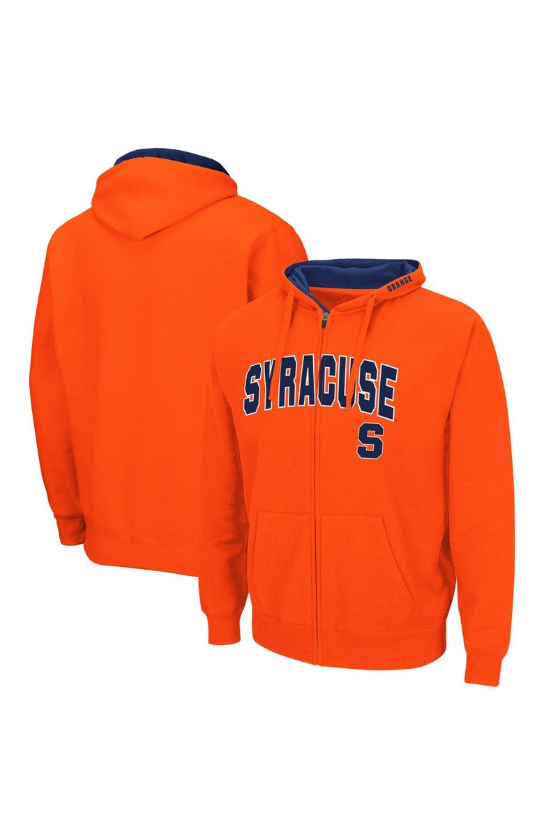 COLOSSEUM Men's Colosseum Orange Syracuse Orange Arch & Logo 3.0 Full-Zip Hoodie, Main, color, Orange