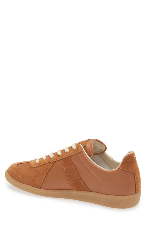 Shop Maison Margiela Replica Low Top Sneaker In Light Brown