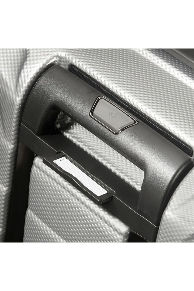 Proxis Hardside 29" Large Checked Spinner Luggage, Alternate, color, Silver