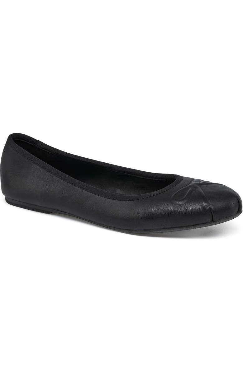 Grace Footwear Reggio Ballerina, Main, color, Black