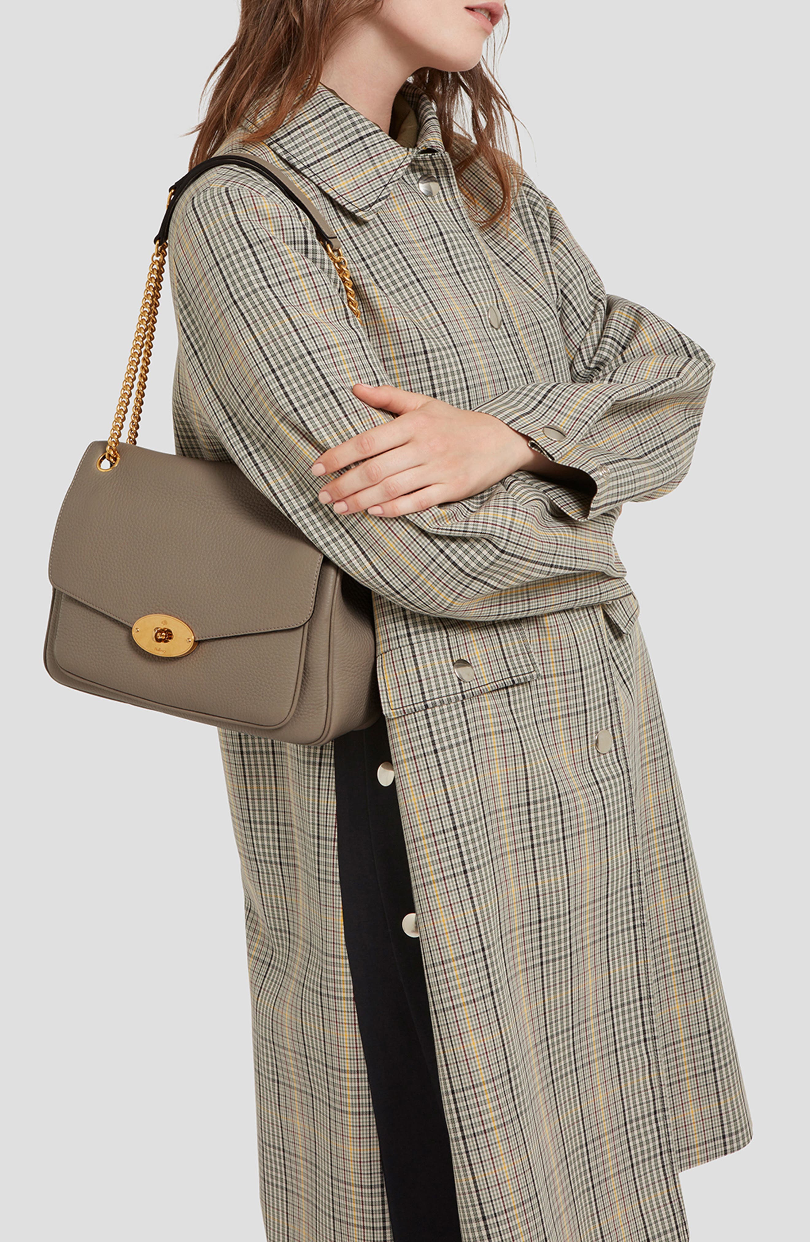 Mulberry Darley Leather Convertible Shoulder Bag, Alternate, color, 