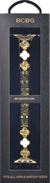 BCBG Tri Clover Link Bracelet Apple Watch® Watchband