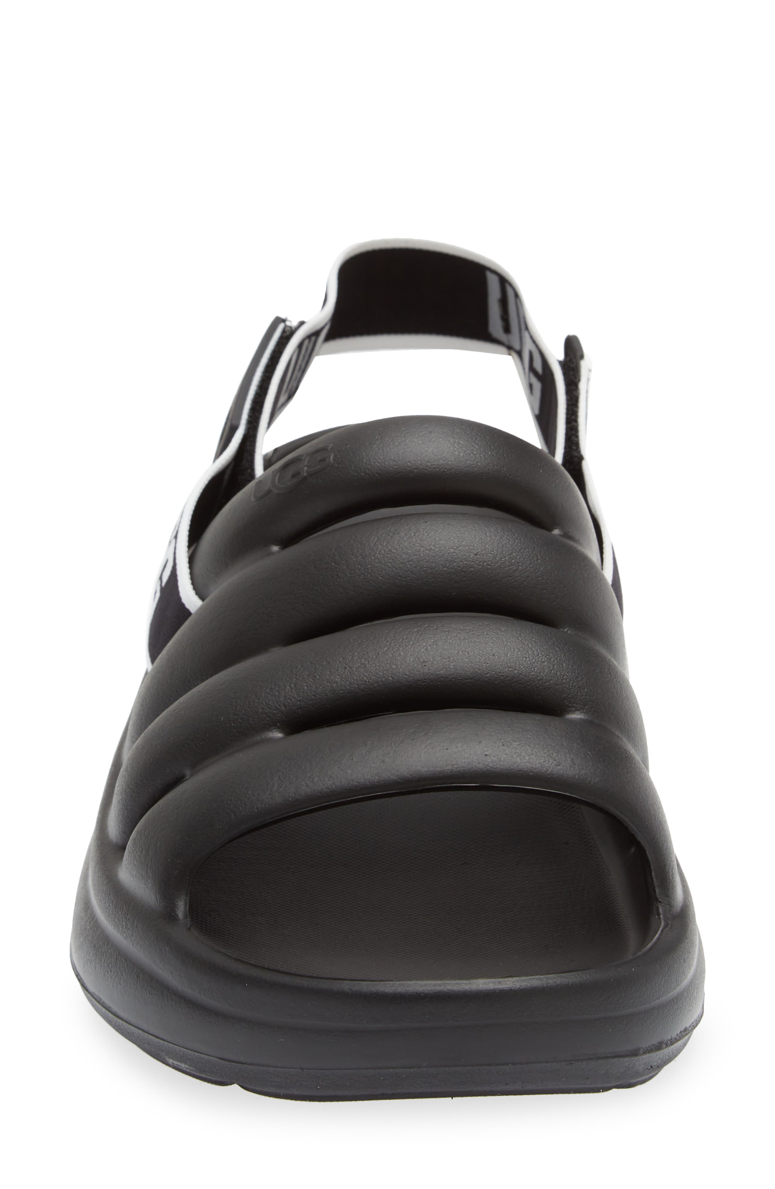 UGG<sup>®</sup> Sport Yeah Water Resistant Slingback Sandal, Alternate, color, Black