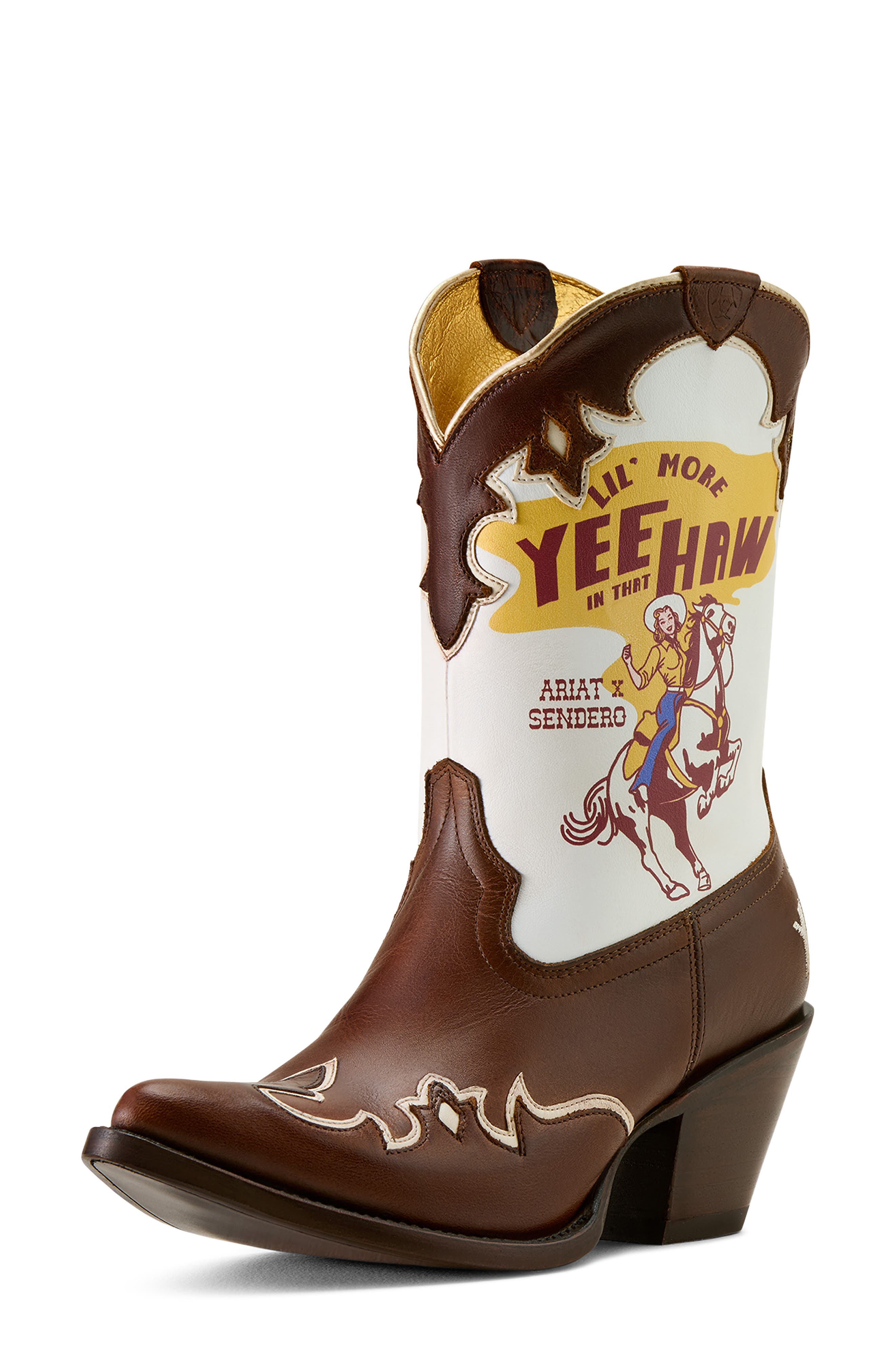 Ariat x Sendero Bandida Short Boot, Alternate, color, Brown