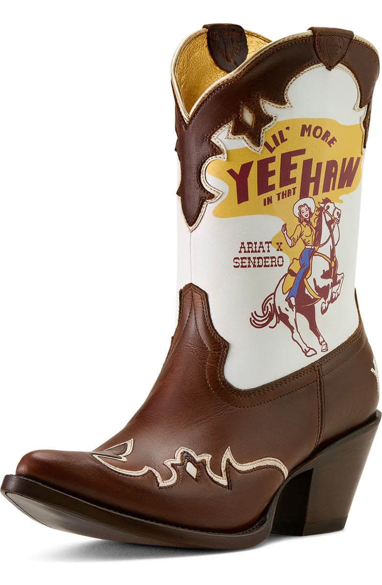 Ariat x Sendero Bandida Short Boot, Alternate, color, Brown