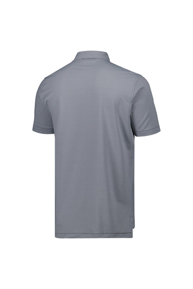 Men's Peter Millar Gray Alcorn State Braves Jubilee Striped Performance Jersey Polo, Alternate, color, Gray