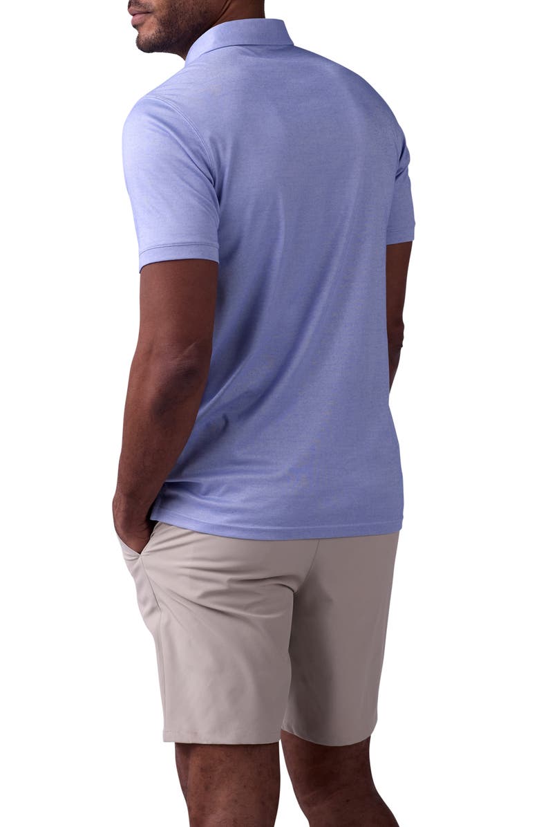 The Normal Brand Performance Piqué Polo, Alternate, color, Glacier