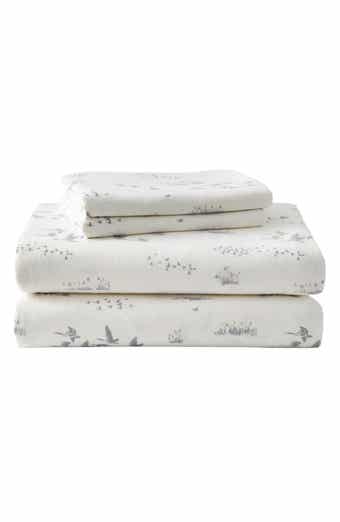 Eddie Bauer Geese Meadow Cotton Flannel Sheet Set