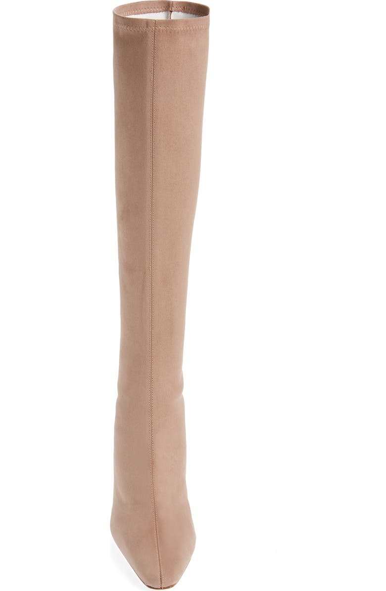 GIA BORGHINI Rosie Stretch Velvet Pointed Toe Tall Boot, Alternate, color,