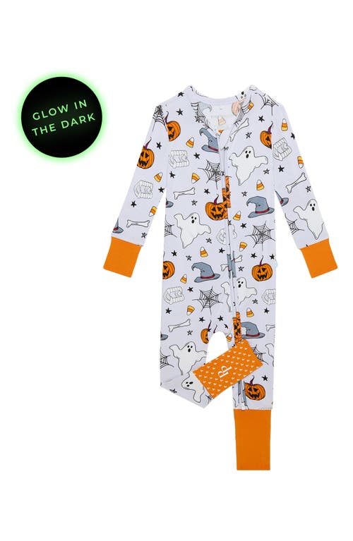 Posh Peanut Ichabod Fitted Convertible One-piece Pajamas In Gray