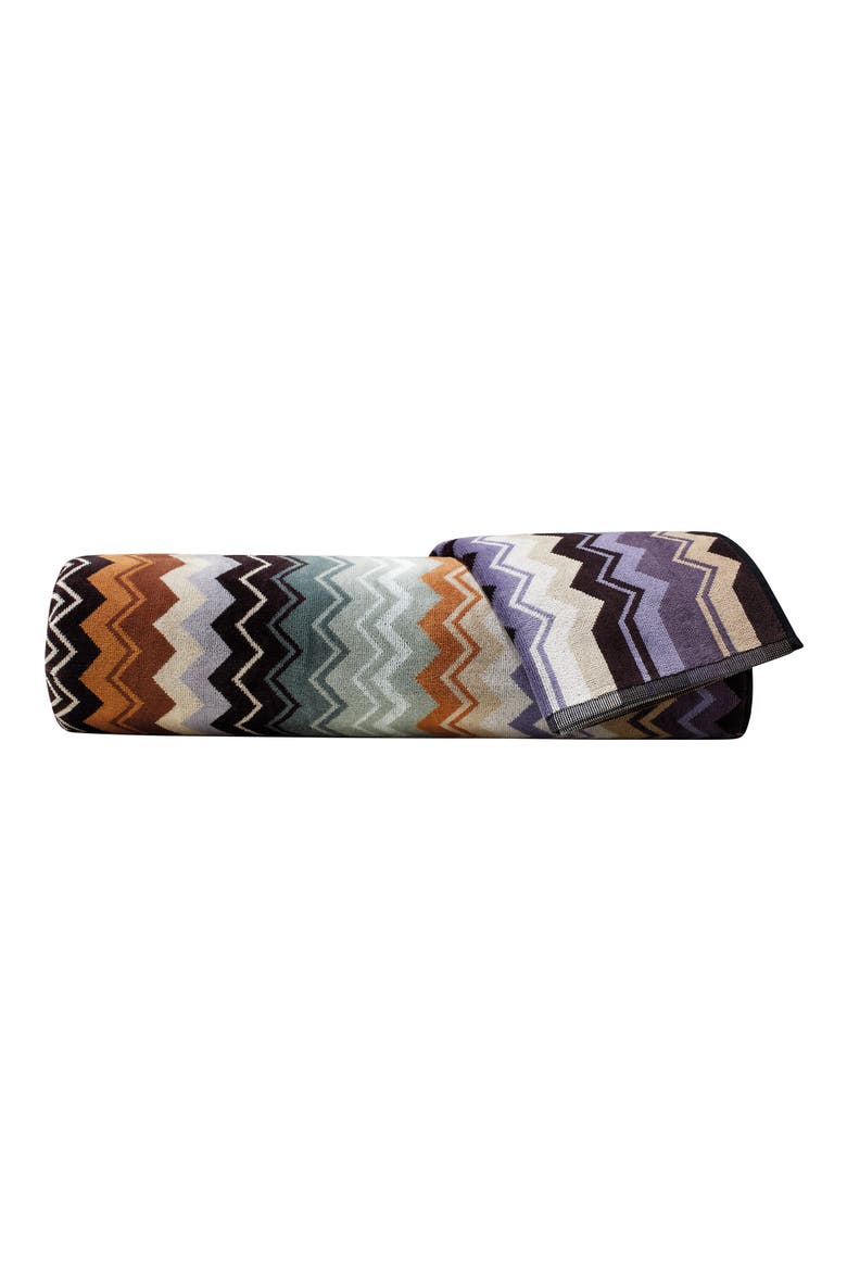 Missoni Giacomo Bath Towel, Main, color, PURPLE MULTI