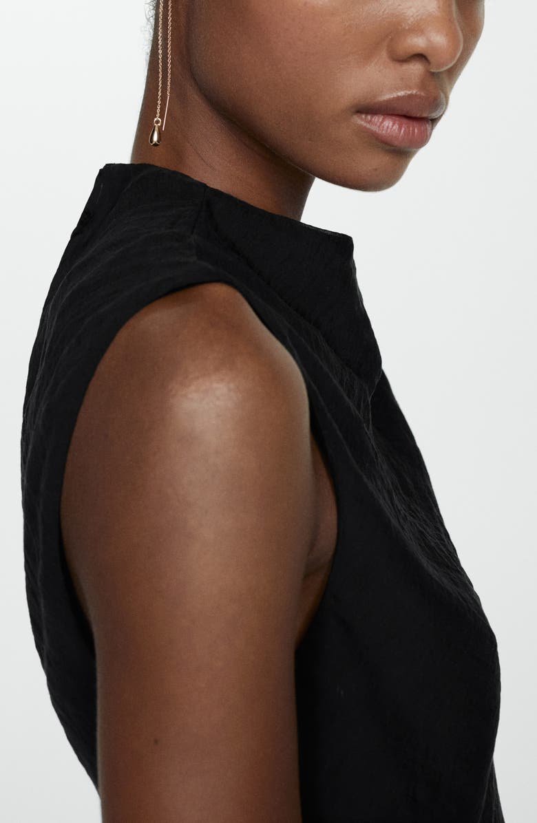 MANGO Sleeveless Cowl Neck Maxi Dress, Alternate, color, 