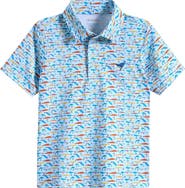 AMERICAN FIT Kids' Fishing Lures Print Polo