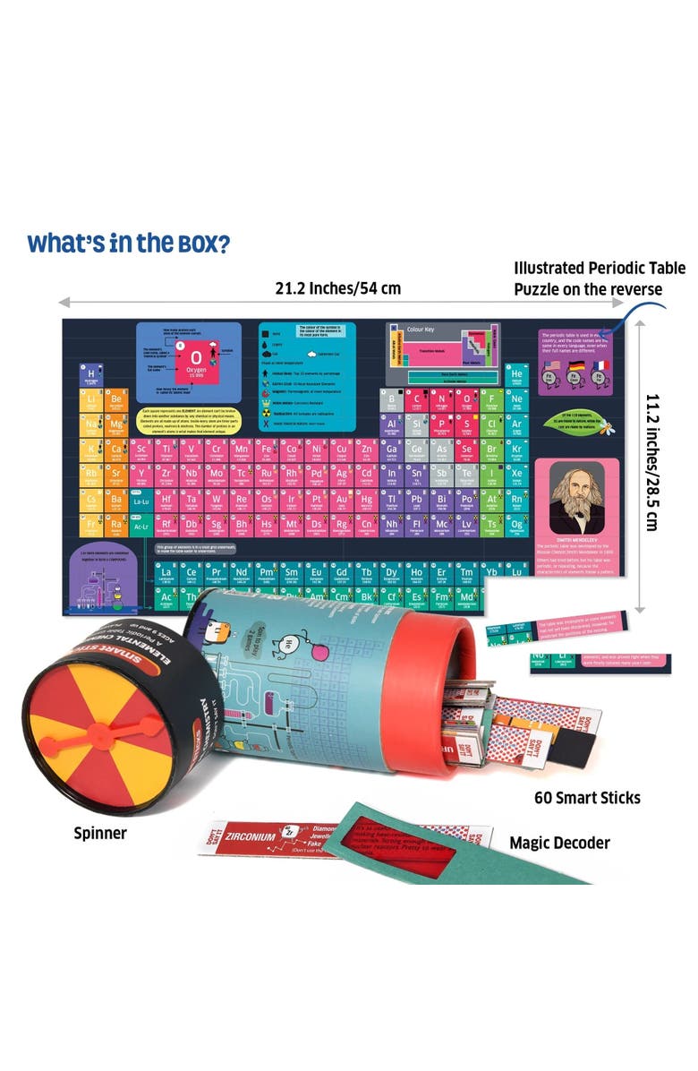 Chalk & Chuckles Smart Sticks Elemental Chemistry, Alternate, color,