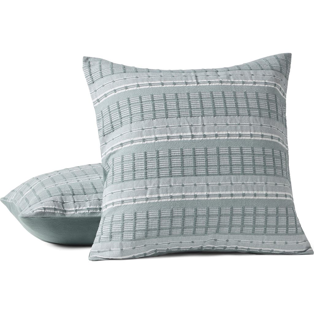 Coyuchi Sea Ridge Accent Pillow Cover In Green