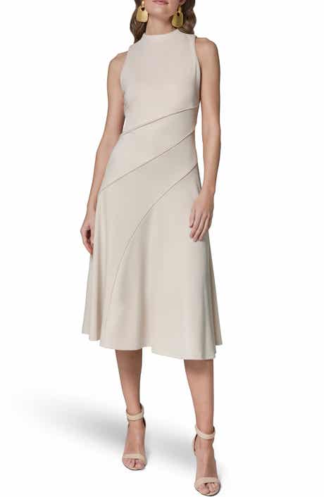 Sleeveless Fit & Flare Midi Dress