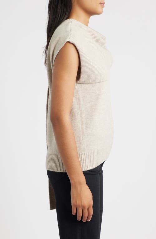Wit & Wisdom Scarf Sweater In Brown