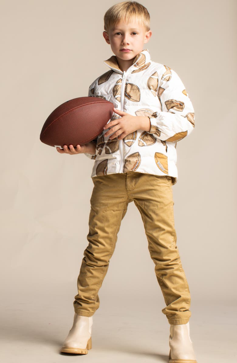 CALONIE Blake Reversible Down Puffer Jacket, Alternate, color, Tan