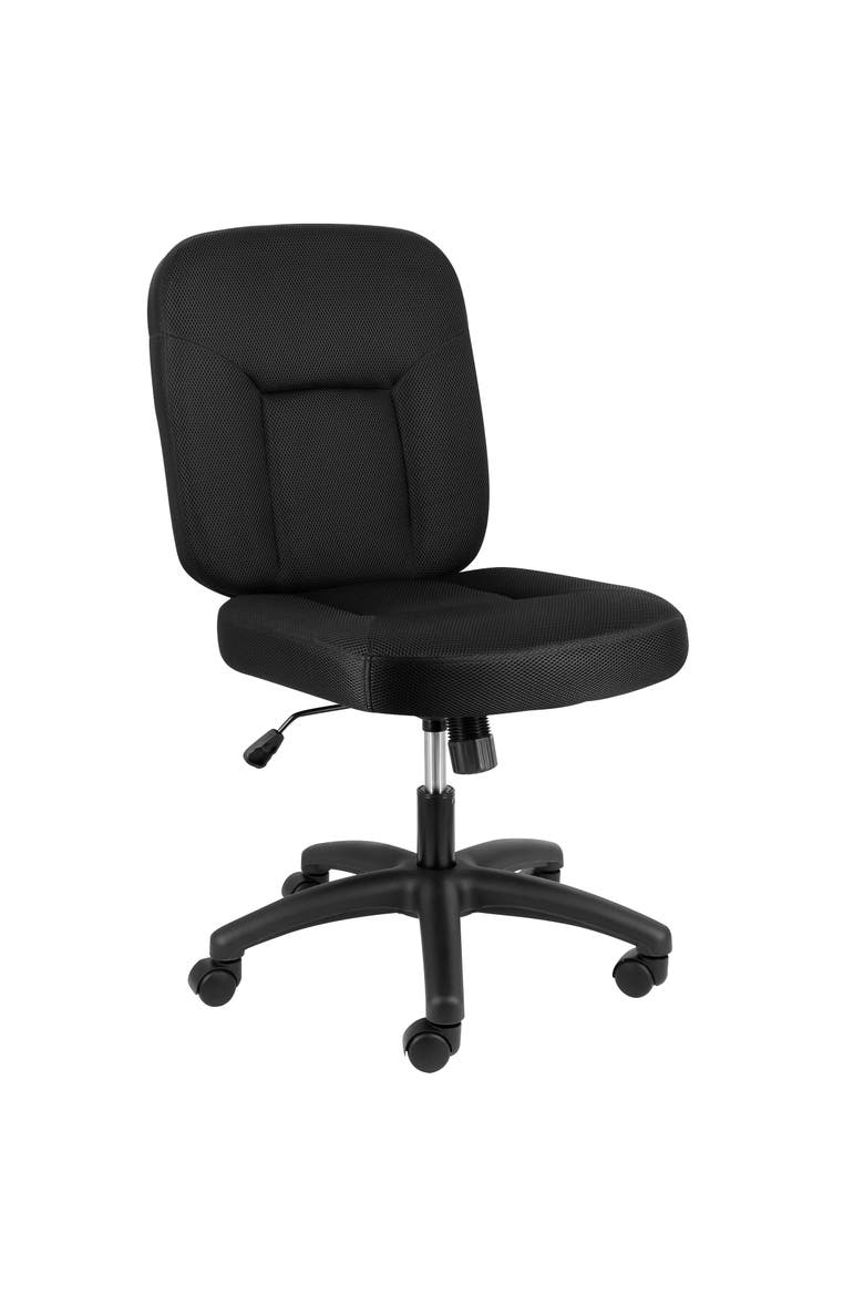 High Back Adjustable Office Chair, Main, color, Black