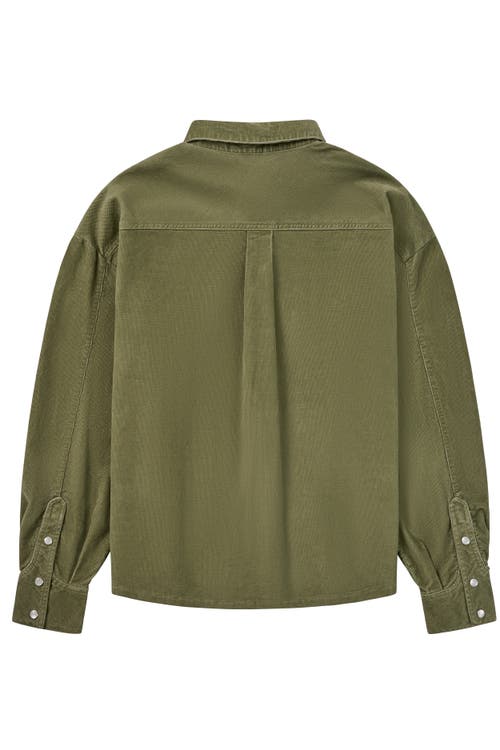 Amundsen Sports Wild Velvet Shirt In Green