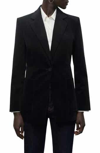 MANGO Stretch Velveteen Jacket