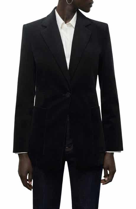 MANGO Stretch Velveteen Jacket