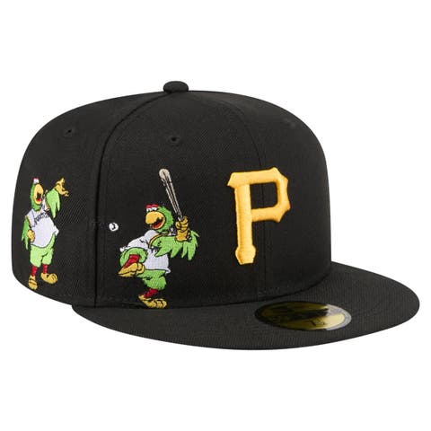 Men's New Era Black Pittsburgh Pirates Run Mascot 59FIFTY Fitted Hat