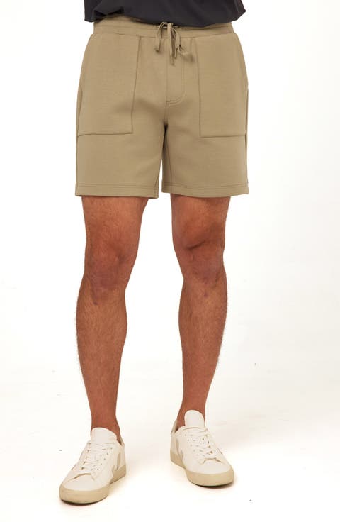 Jaxson Peached Stretch Organic Cotton Blend Shorts