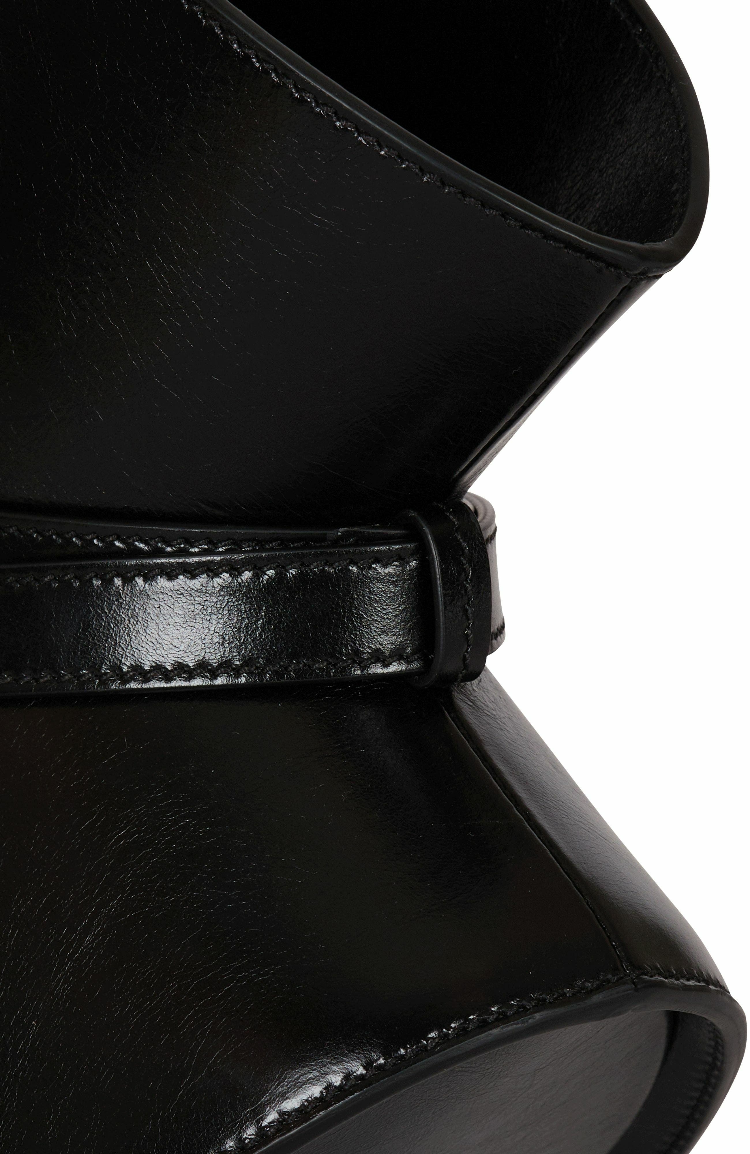 Balmain Shuffle Medium Bag In Leather, Alternate, color, 