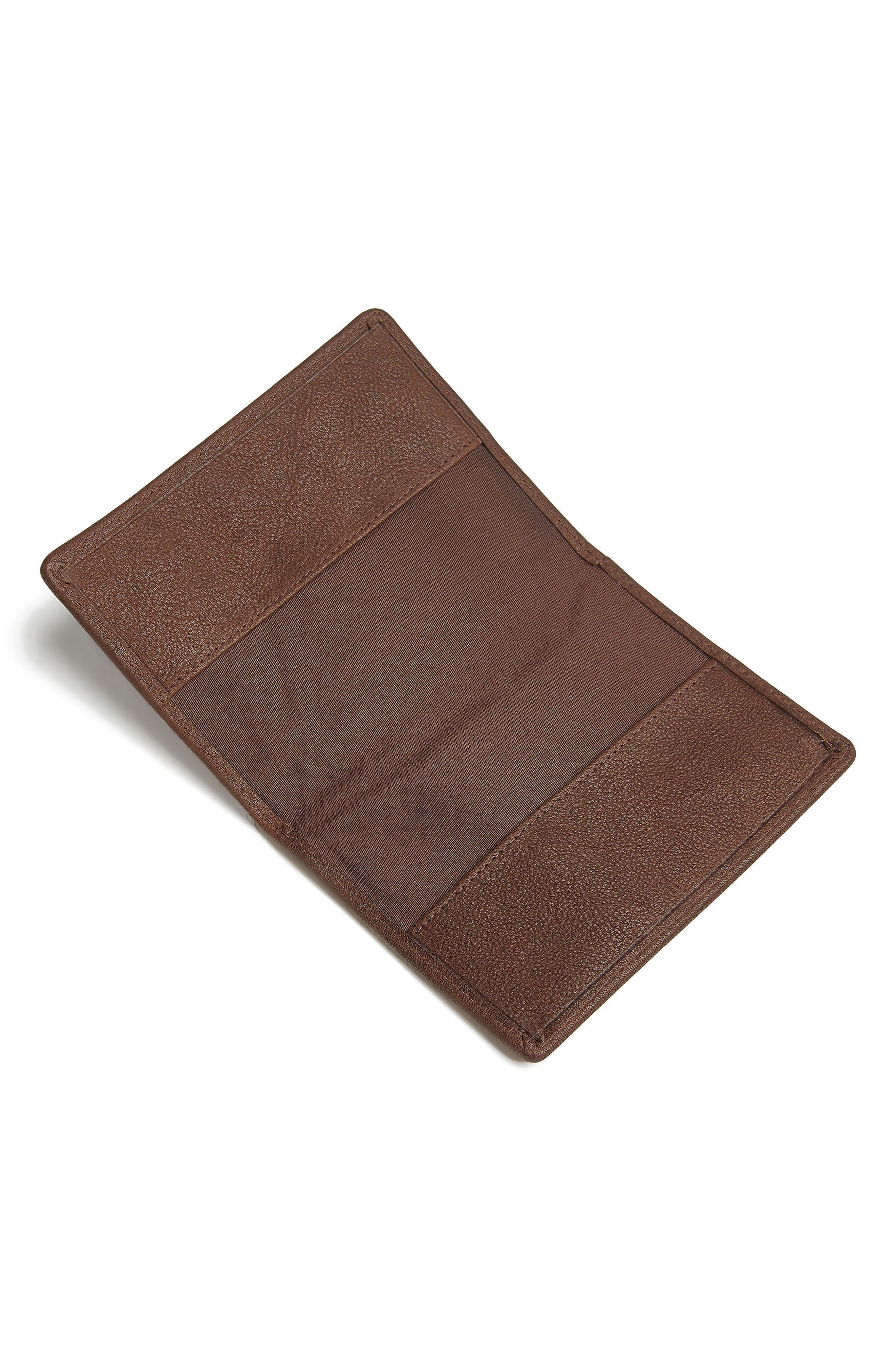 Barbour Tartan Passport Case & Luggage Tag, Alternate, color, 