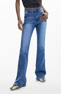 Desigual Embroidered Flare Jeans