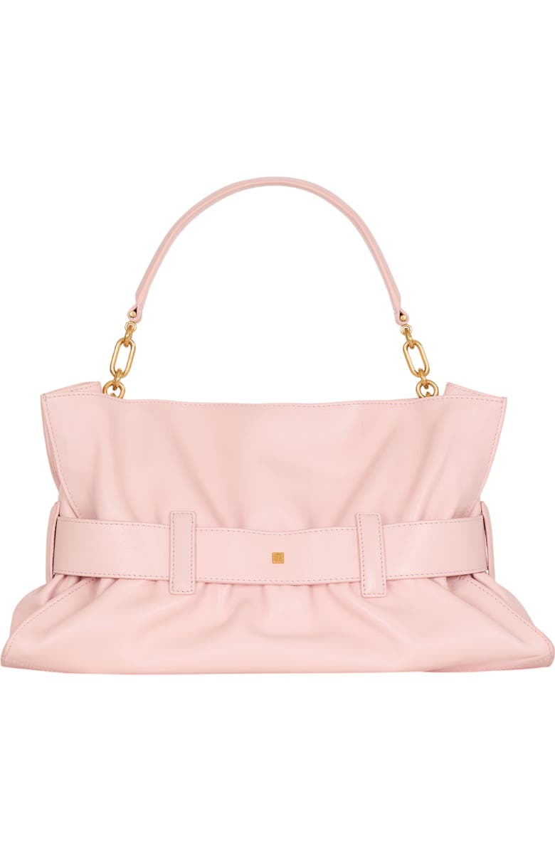 Balmain Medium Anthem bag in smooth leather, Alternate, color, Pink
