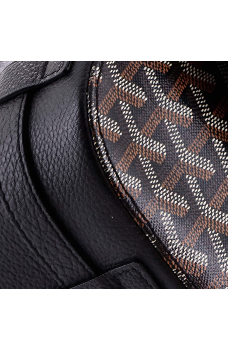 Pre-Owned Goyard Belvedere II Messenger Bag Coated Canvas MM, Alternate, color, Black