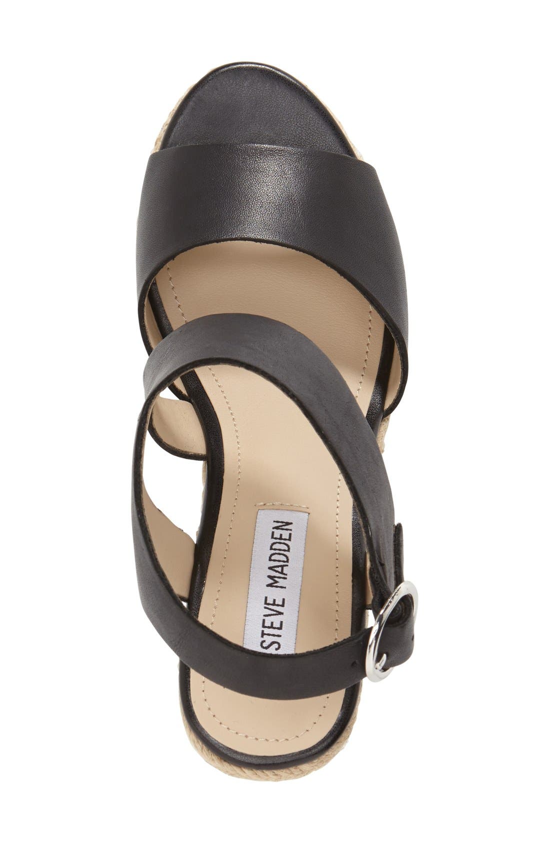 Steve Madden 'Wavi' Espadrille Wedge Sandal, Alternate, color, 