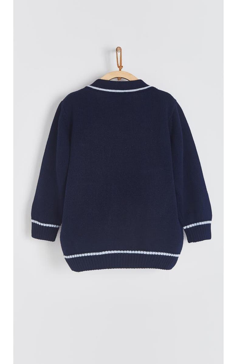 Babycottons Sweater Marin Tejido for Infant, Alternate, color, Paris Blue