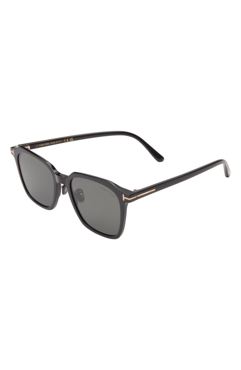 TOM FORD 54mm Geometric Sunglasses, Alternate, color, 
