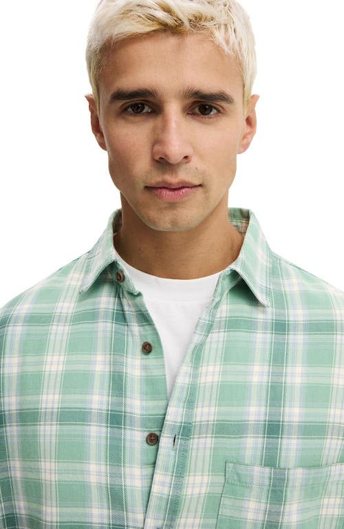 Cotton On Tribeca Long Sleeve Shirt In Green