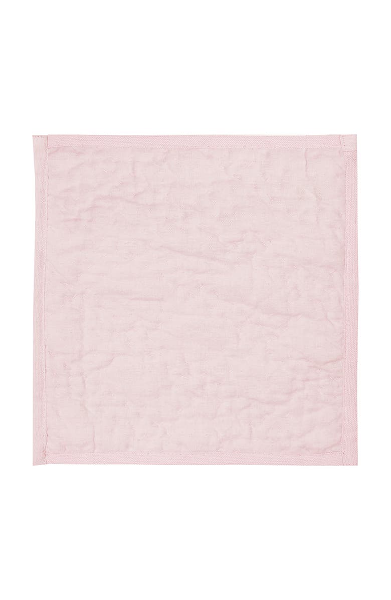 ELISABETH YORK 26" x 26" Sutton Rosewood Cotton Euro Sham - Machine Washable, Alternate, color, Pink