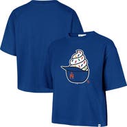 '47 Women's '47  Royal New York Mets Ice Cream Helmet T-Shirt