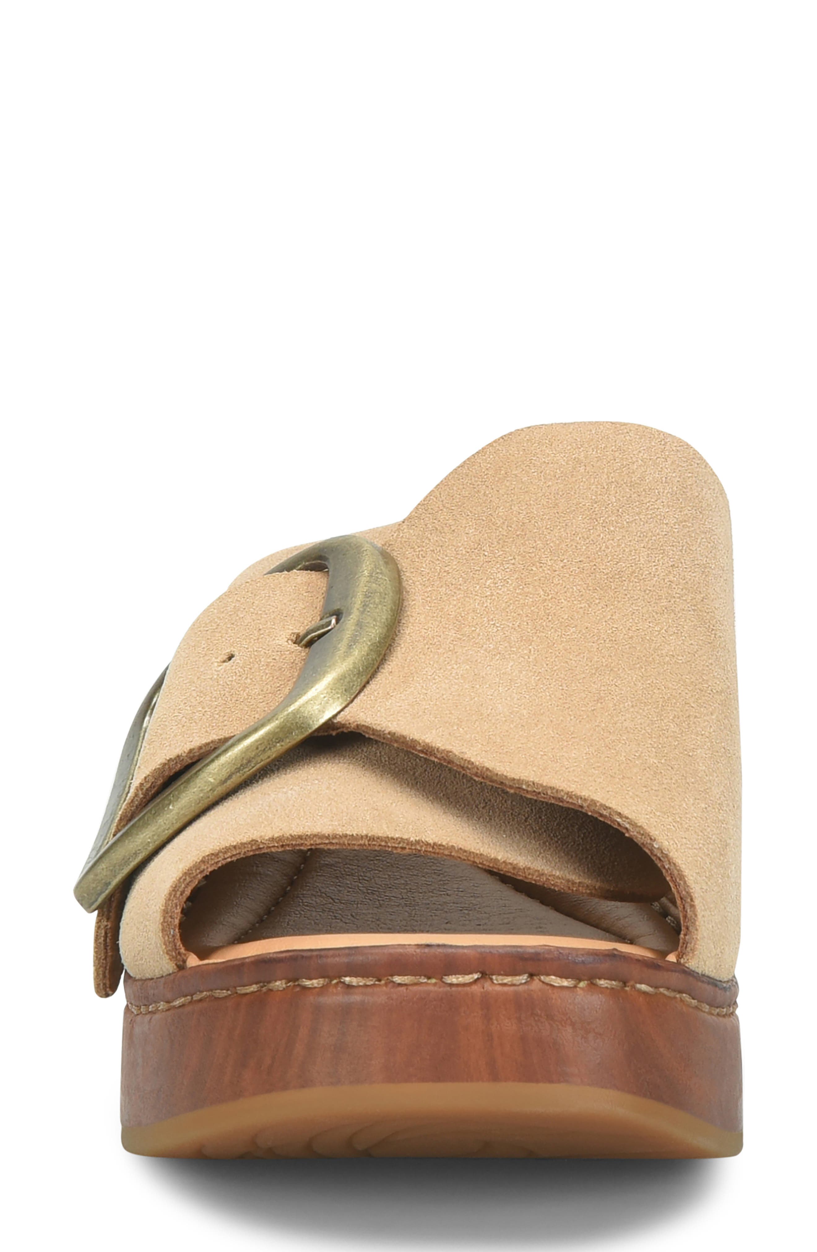 Bangle Platform Slide Sandal, Alternate, color, TAUPE SUEDE