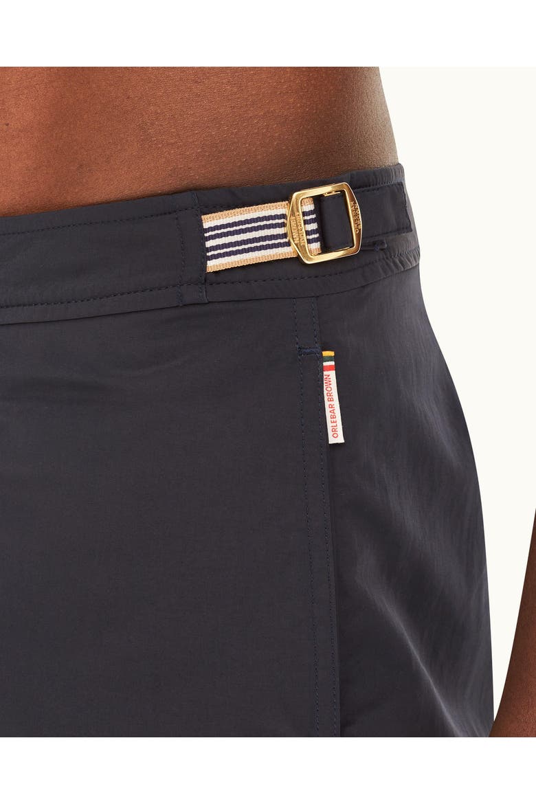 Bulldog Tailored-Fit Swim Shorts, Alternate, color, NIGHT IRIS