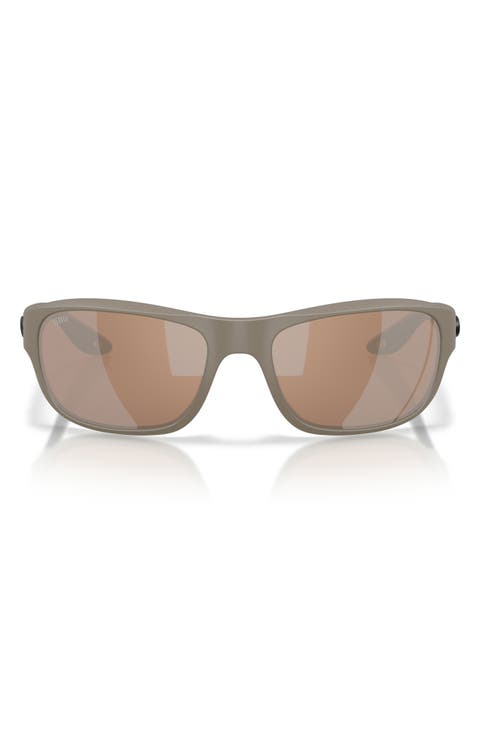 Clipperton 58mm Polarized Rectangular Sunglasses