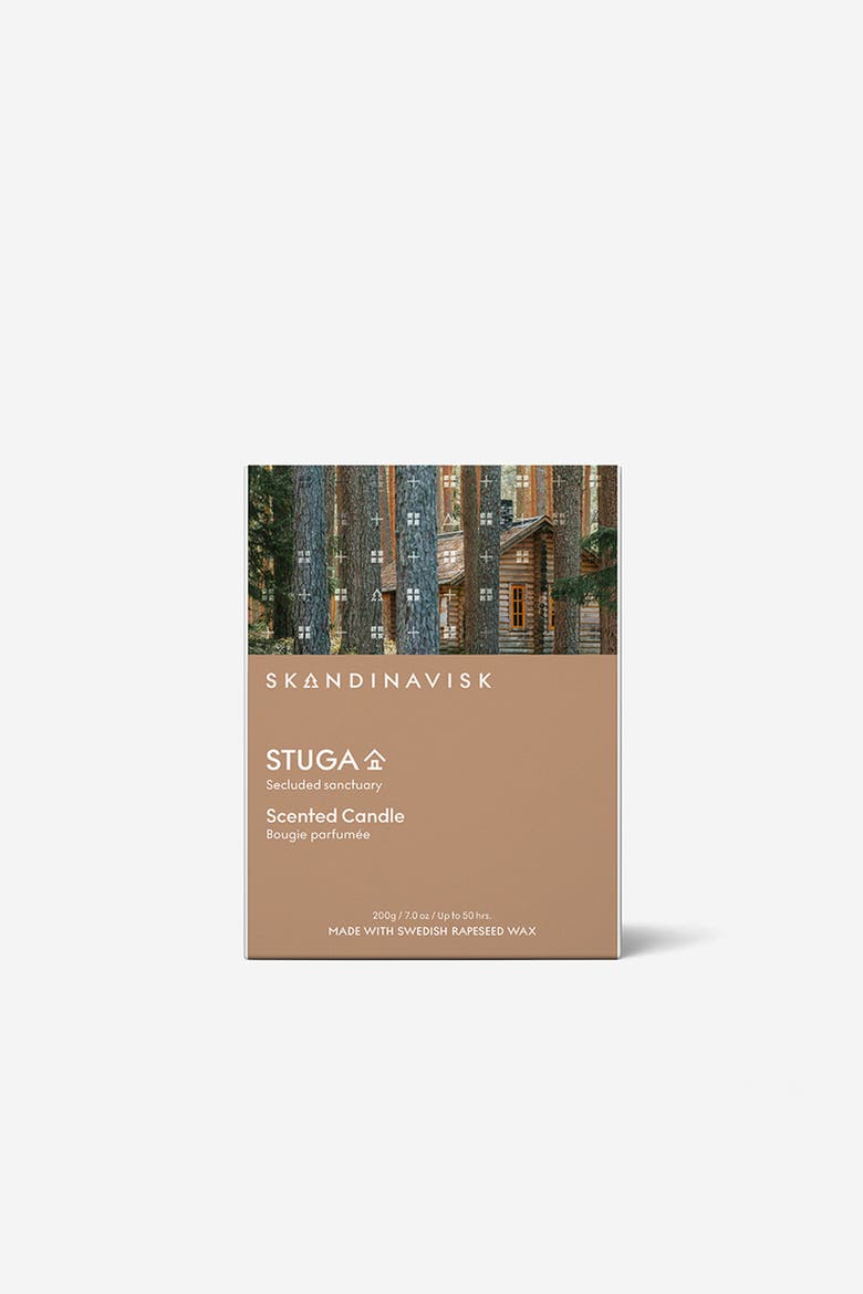 STUGA Scented Candle 200g, Alternate, color, Auburn Woods