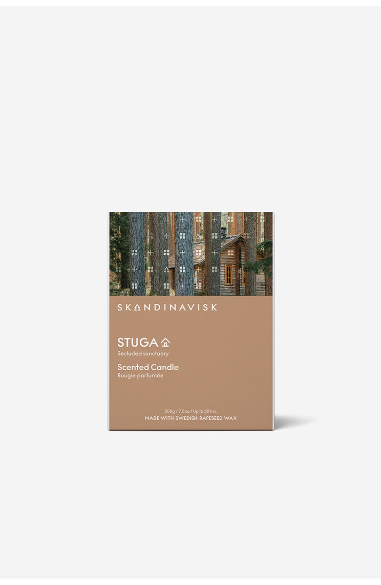 SKANDINAVISK STUGA Scented Candle 200g, Alternate, color, Auburn Woods